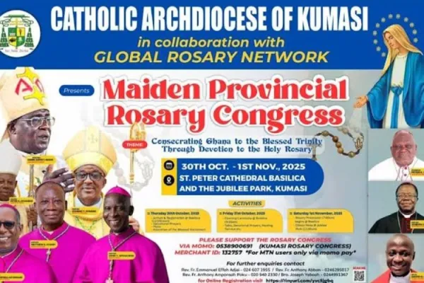Ghanaian Catholic Bishop Hopeful Maiden Rosary Congress Inspires Return to Foundations of Faith