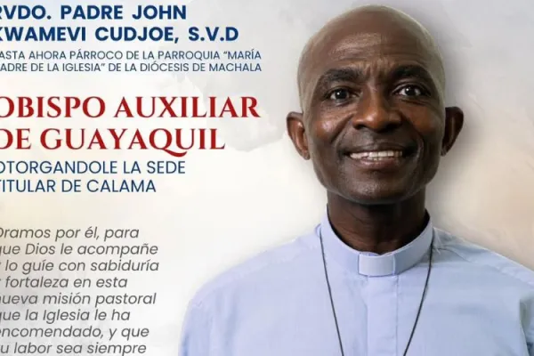 Ghanaian-born Divine Word Missionary Appointed Auxiliary Bishop for Guayaquil Catholic Archdiocese in Ecuador