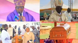Bishop Mark Kadima at the Requiem Mass of late Bishop Philip Sulumeti in the Catholic Diocese of Kakamega. Credit: ACI Africa/Amani Media Catholic TV