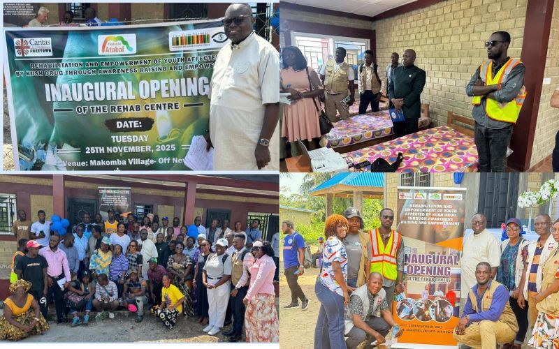 Caritas Freetown Launches Rehabilitation Centre for “kush” Addicts in Sierra Leone