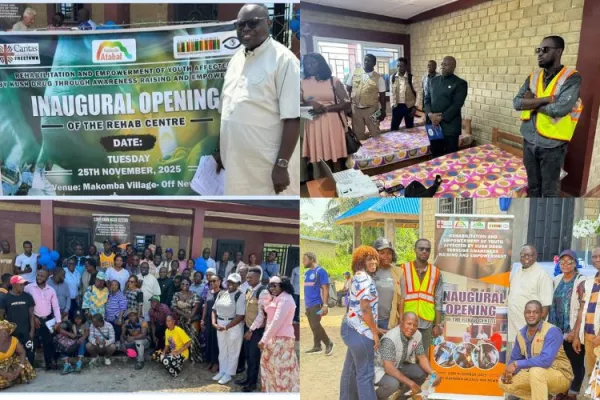 Caritas Freetown Launches Rehabilitation Centre for “kush” Addicts in Sierra Leone
