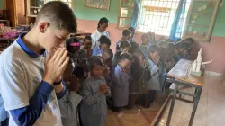 Children at Our Lady of La Salette School in Antsirabe, Madagascar where Asher began the Children's Rosary. Credit: Blythe Kaufman