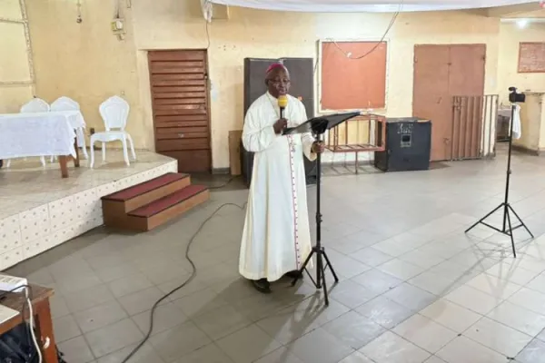 Archbishop Edward Tamba Charles of during the inauguration of the Archdiocese of Freetown's 2025/2026 Pastoral Year. Credit: Archdiocese of Freetown -Communications Unit