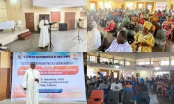 Archbishop Edward Tamba Charles of during the inauguration of the Archdiocese of Freetown's 2025/2026 Pastoral Year. Credit: Archdiocese of Freetown -Communications Unit