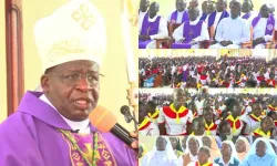 Bishop Mark Kadima at the PMC Annual Mass in the Catholic Diocese of Bungoma. Credit: Amani Catholic Media