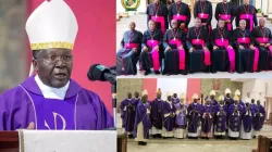 Members of the Zambia Catholic Bishops' Conference (ZCCB) express solidarity with Archbishop Alick Banda after he was summoned to appear before an investigation by the Drug Enforcement Commission. Credit: ZCCB Facebook Page