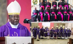 Members of the Zambia Catholic Bishops' Conference (ZCCB) express solidarity with Archbishop Alick Banda after he was summoned to appear before an investigation by the Drug Enforcement Commission. Credit: ZCCB Facebook Page