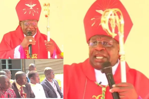 Bishop Mark Kadima Wamukoya of Kenya's Catholic Diocese of Bungoma. Credit: Amani Media Catholic TV