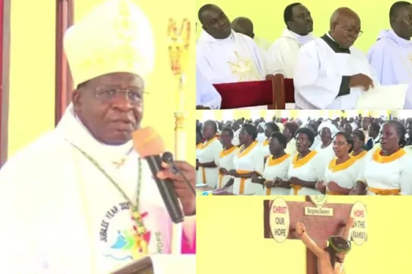 Bishop Mark Kadima Wamukoya of Bungoma. Diocese Credit: Amani Catholic TV