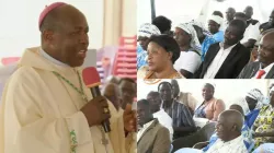 Bishop Michael Otieno Odiwa if the Catholic Diocese of Homa bay at Mass with Diocesan Parish Pastoral Council. Credit Arise Communications Network