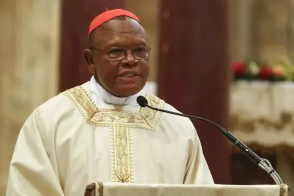 Fridolin Cardinal Ambongo of the Catholic Archdiocese of Kinshasa in the Democratic Republic of Congo (DRC). Credit: Radio Moto