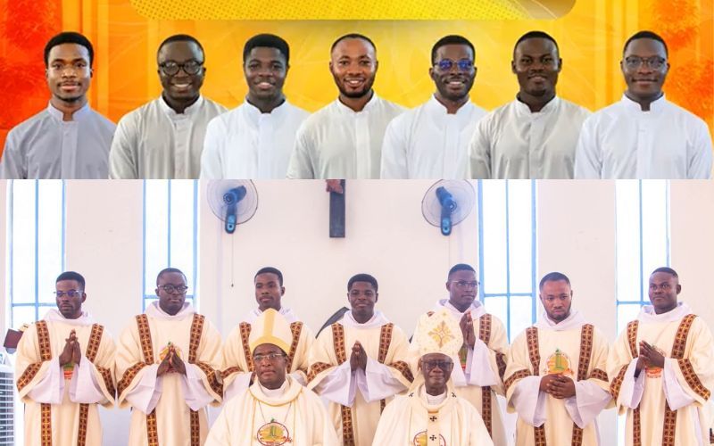 Seven Newly Ordained Deacons in Ghana Urged to “connect altar of sacrifice to daily struggles of God’s people”