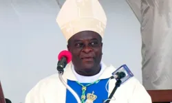 Bishop François Achille Eyabi of the Catholic Diocese of Eséka in Cameroon. Credit: Vatican Media