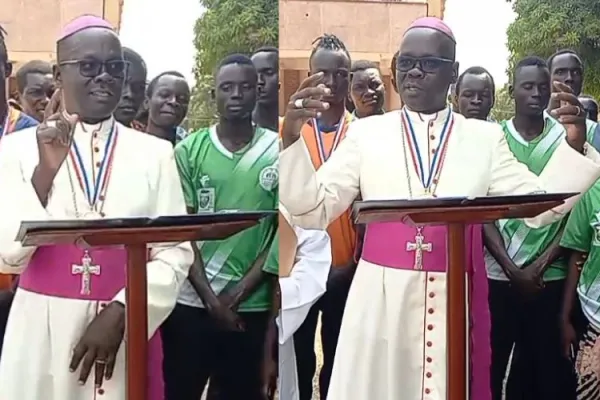 Bishop Alex Lodiong Sakor Eyobo of South Sudan's Yei Diocese. Credit: Catholic Diocese of Yei
