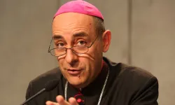 Cardinal Víctor Manuel Fernández, pictured here in 2014, took up his new post as prefect of the Dicastery for the Doctrine of the Faith in September 2023. | Credit: Daniel Ibanez/CNA