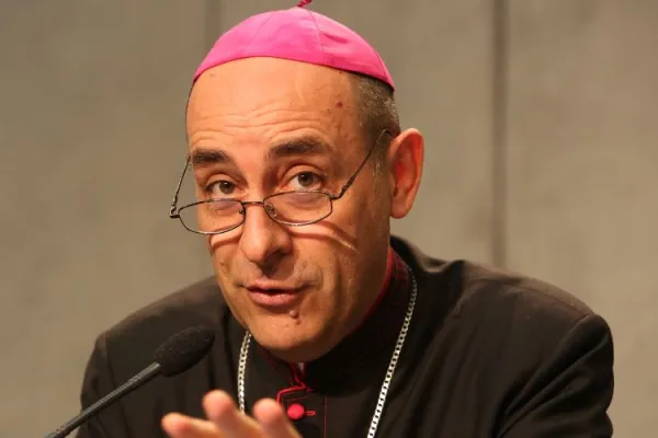 Cardinal Víctor Manuel Fernández, pictured here in 2014, took up his new post as prefect of the Dicastery for the Doctrine of the Faith in September 2023. | Credit: Daniel Ibanez/CNA