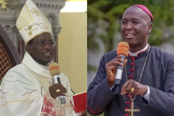 Bishop Dominic Kimengich (right) and Archbishop Martin Kivuva Musonde (left). Credit: ACI Africa