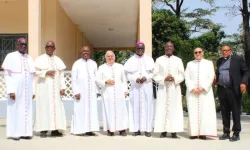 Catholic Bishops from The Gambia, Liberia and Sierra Leone during a January 2026 Plenary Assembly that was held in Makeni, Sierra Leone. Credit: University of Makeni, Sierra Leone/Facebook