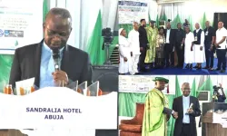 Fr. George Ehusani making his presentation at the conference. Credit: Fr. George Ehusani/Facebook