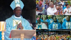 Archbishop Julien Kaboré during the maiden Rosary Congress in Ghana's Catholic Diocese of Accra. Credit: Depsocom Accra Archdiocese/St. Dominic Catholic Church, Mallam, Accra
Media team.
