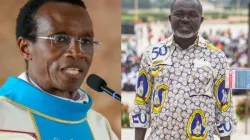 Fr. Eric Norbert Abékan (left) and Marc Aka Krou (right). Credit: CECCI