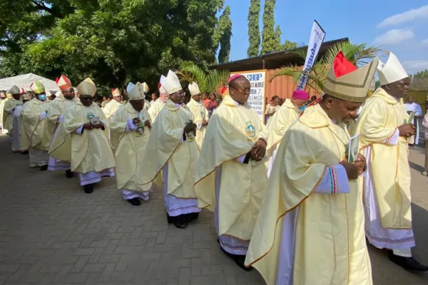 Catholic Bishops in Eastern Africa at the closing Mass of the 20th Plenary Assembly o AMECEA in Tanzania. Credit: ACI Africa