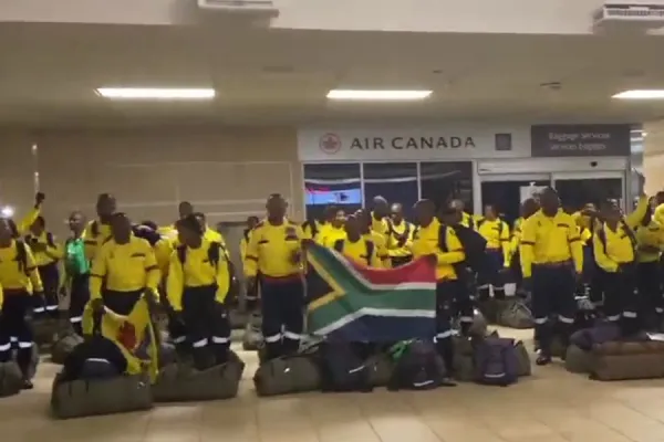 “Immensely proud”: Catholic Bishops in South Africa on Mission of Firefighters to Canada