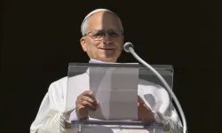 Pope Leo XIV prays the Angelus prayer on the solemnity of the Immaculate Conception on Dec. 8, 2025. / Credit: Vatican Media