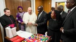 Pope Francis with Vice President Bawumia of Ghana in the Vatican. Credit: Vatican Media