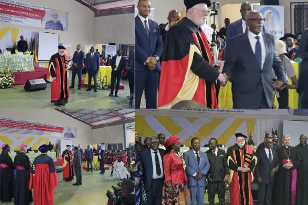“A gesture that touches me”: Vatican Official on Honorary Doctorate at Catholic University in Cameroon