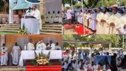 Archbishop Kryspin Witold Dubiel during the celebration of the World Day for Consecrated Life in Angola