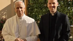Father Marco Billeri with Pope Leo XIV. / Diocese of San Miniato.