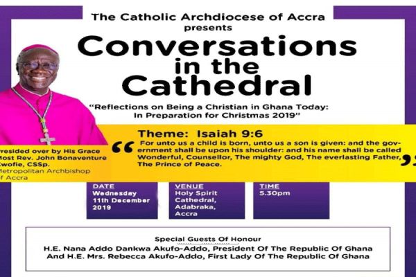 Accra Archdiocese to Host Ghana’s President for Maiden “Conversations in the Cathedral”