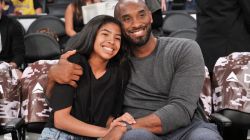 Kobe Bryant with 13-year-old daughter, Gianna who died alongside seven others in a helicopter crash on Sunday, January, 26, 2020 in  in Calabasas, California.