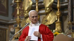 Pope Leo XIV speaks during Mass for the opening of the general chapter of the Order of St. Augustine on Sept. 1, 2025. / Credit: Vatican Media