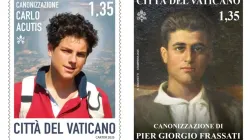 The stamps of saints-to-be Carlo Acutis and Pier Giorgio Frassati will be worth 1.35 euros ($1.60) each. / Credit: Vatican Media