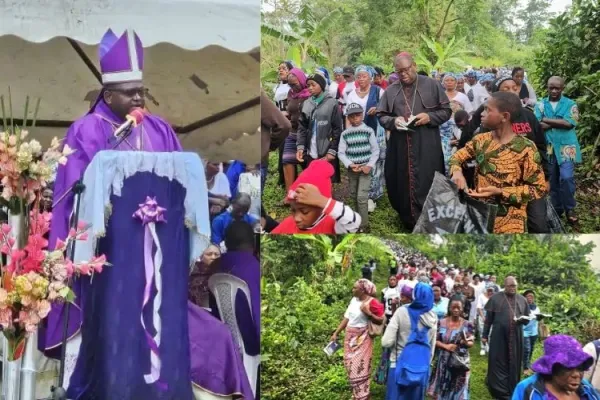 At 2025 Diocesan Lenten Pilgrimage, Catholic Bishop in Cameroon Emphasizes Conversion, Turning to God for Forgiveness