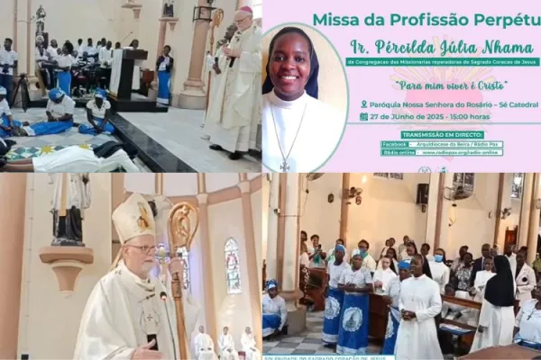 Taking Religious Vows Start of “spiritual journey of continuous faithfulness”: Newly Professed Mozambican Nun Told