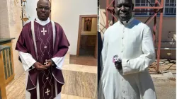 Fr. Stephen Syambi (left) in South Africa and Fr. Jude Thaddeus (right) during pastoral work. Credit: Fr. Jude Thaddeus/Fr. Stephen Syambi (