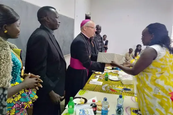 Culturally Symbolic Gifts that South Sudanese Catholics in Kenya Gave Apostolic Nuncio