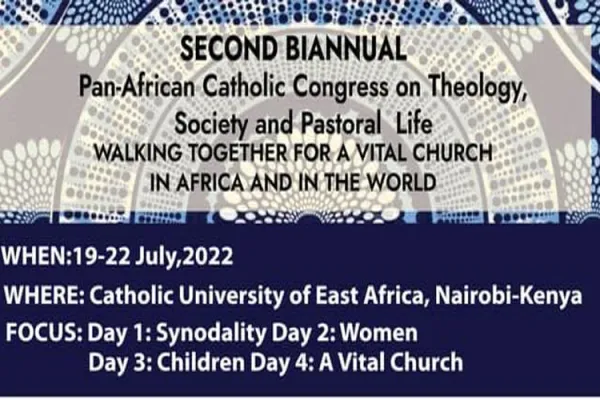 A poster announcing the Pan-African Congress on Theology that members of the Pan-African Catholic Theology and Pastoral Network (PACTPAN) have organized. Credit: Courtesy Photo