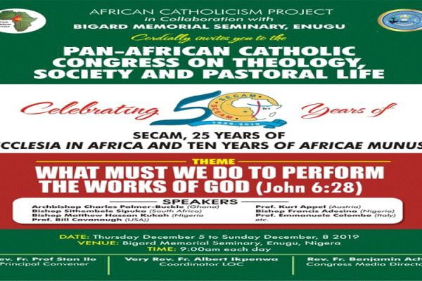 Planned Pan-African Congress on Theology to “develop best practices for pastoral ministry”