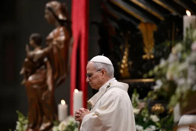 Pope Leo XIV celebrates Mass in St. Peter’s Basilica for the 30th World Day of Consecrated Life on Feb. 2, 2026. | Credit: Vatican Media