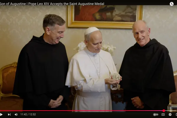 Pope Leo XIV Accepts Medal of St. Augustine: "It’s an honor held dearly"