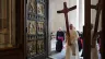 Pope Leo XIV passes through the Holy Door carrying the jubilee cross as he leads the pilgrimage of the Holy See on June 9, 2025. / Credit: Vatican Media