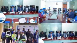 Bishop Joseph Obanyi Sagwe of Kenya's Kakamega Catholic Diocese having a meeting with the Country's Cabinet Secretary for Health. Credit: Nobert Pascal