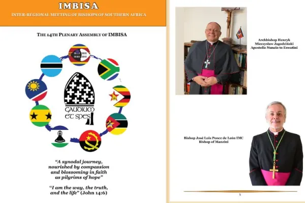 On Eve of IMBISA Plenary, Golden Jubilee, Apostolic Nuncio Implores “peace, joy of the Risen Christ”