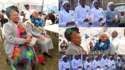 Sr. Teresia Ndeto (right) at the Assumption Sisters of Nairobi Uzima Centre in Nairobi Archdiocese on 15 August 2025, when she celebrated 60 Years of Religious Life. On her right, her sister, Immaculate. Credit: ACI Africa