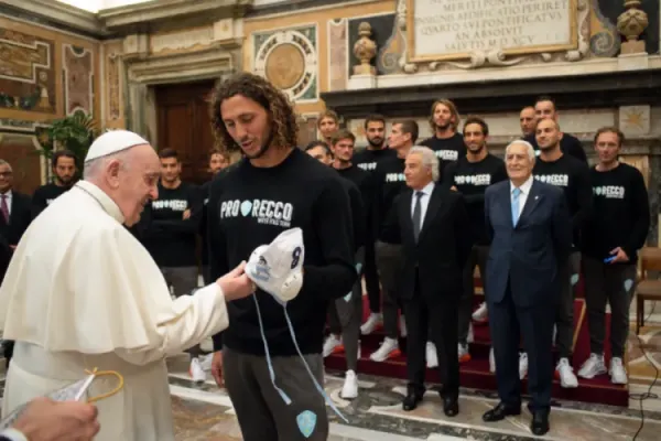 Pope Francis: The Biggest Defeat for an Athlete is to Not Play as a Team