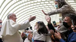 Pope Francis’ general audience in the Paul VI Hall at the Vatican, Nov. 3, 2021. Vatican Media.